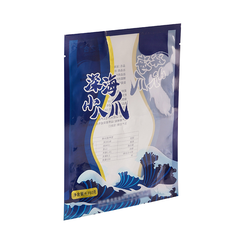 Пластиковая упаковка для морепродуктов, полупрозрачная сумка для окна